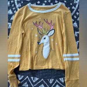SO Mustard Deer Top